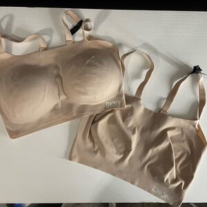 DKNY Seamless Strapless Nude Bra — Smooth Invisible Support